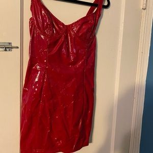 NWT Red Boohoo Dress